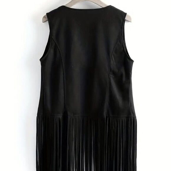 Fringe Hem Character Vest - Picture 3 of 5